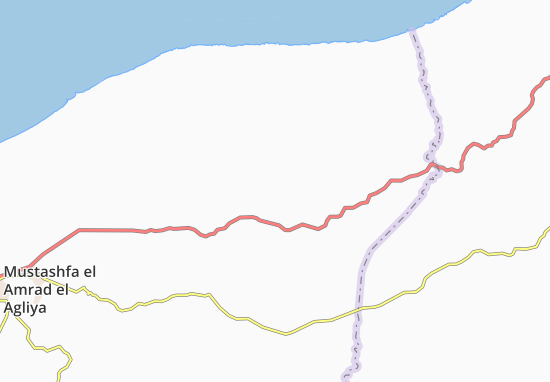 Karte Stadtplan Qasr al Battumah