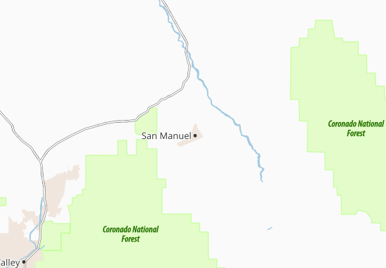 Mapa San Manuel