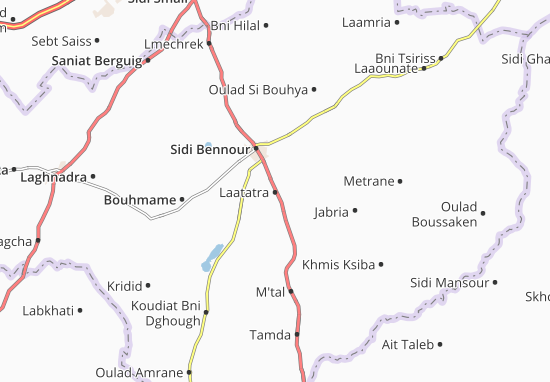 Mapa Laatatra