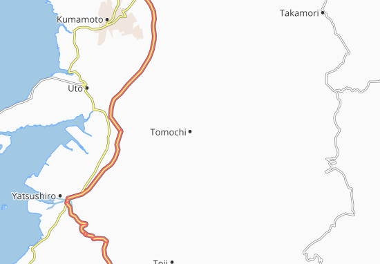 Karte Stadtplan Tomochi