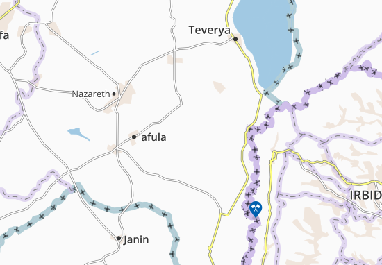 Mapa Gazit