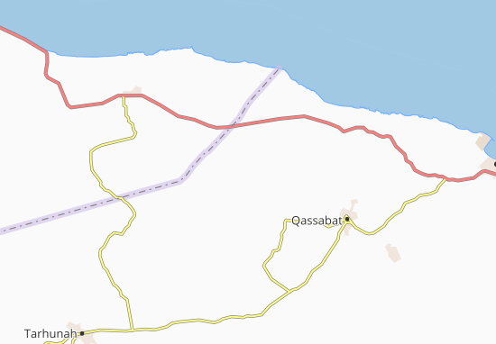 Kaart Plattegrond Qabilat ash Sha Afiyin