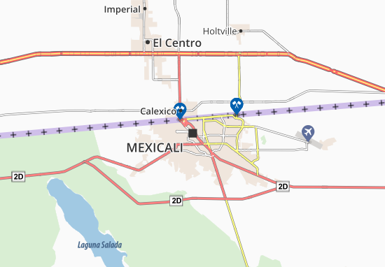 Mapa Mexicali