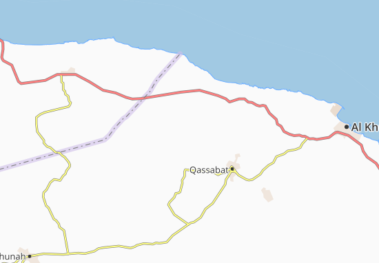 Kaart Plattegrond Qabilat Saliman