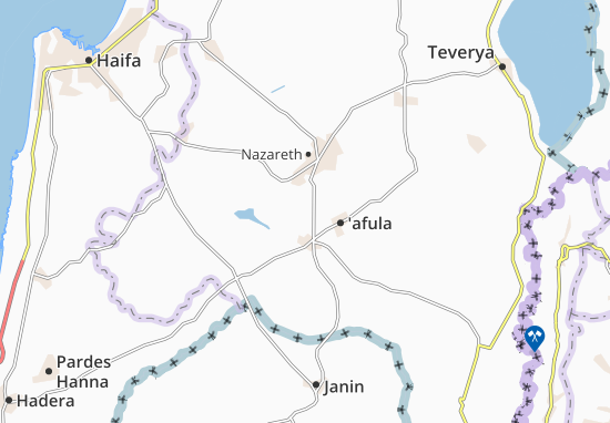Karte Stadtplan Kefar Gid’On