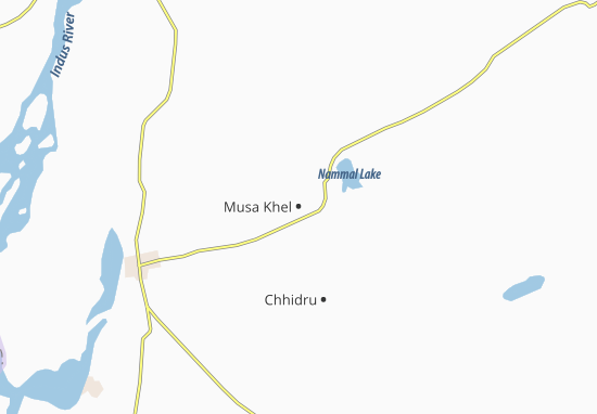 Karte Stadtplan Musa Khel