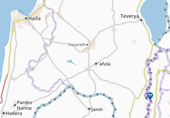 Karte Stadtplan Mizra’