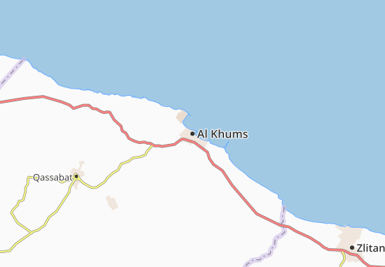 Mapa Al Khums