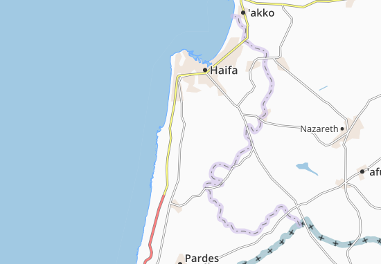 Karte Stadtplan Nir ’Ezyon