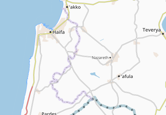 Karte Stadtplan Ramat Yishay