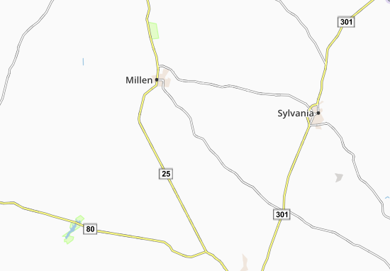 Kaart Plattegrond Scarboro