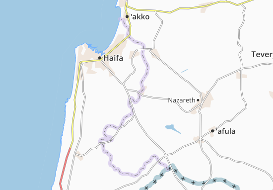 Mapa Qiryat Tiv’On