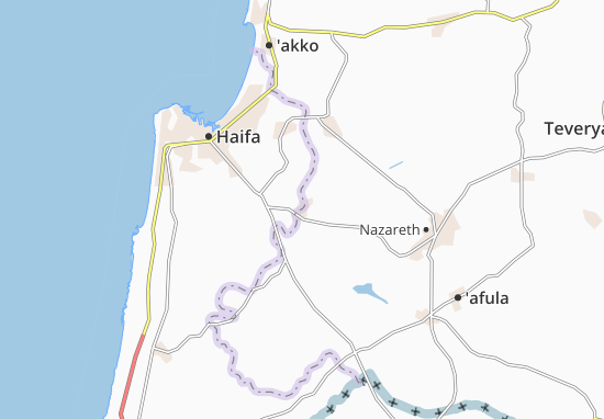 Karte Stadtplan Ramat Hadassa