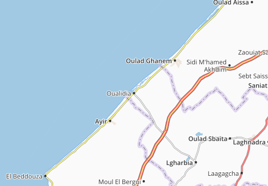 Mapa Oualidia