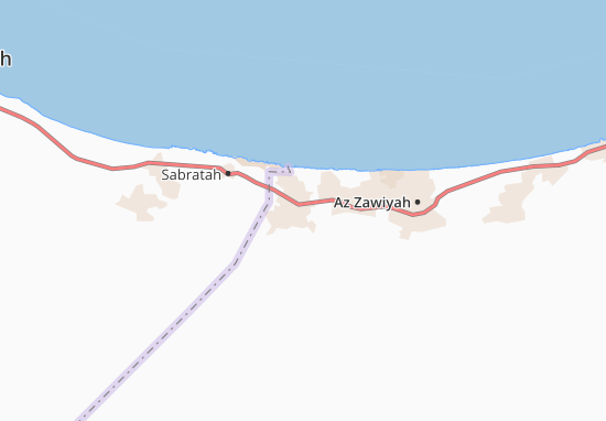 Karte Stadtplan Jabbanat Jami Sidi Zikri