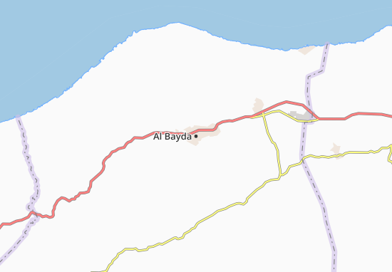 Karte Stadtplan Al Bayda
