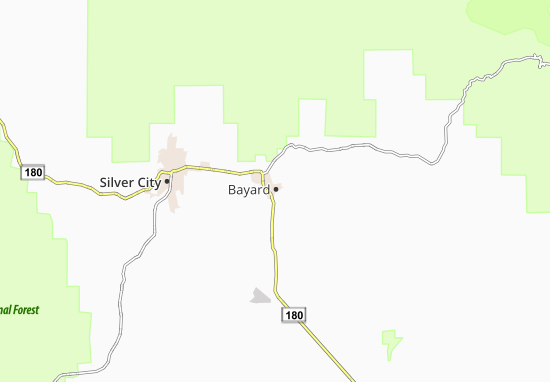 Karte Stadtplan Bayard