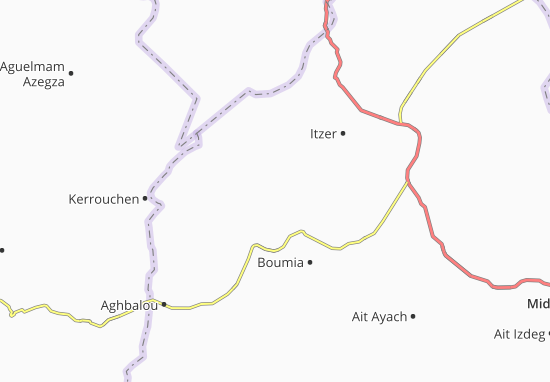 Mapa Tanourdi