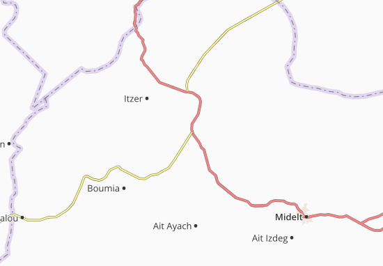 Mapa Zaida