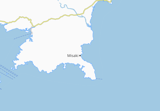 Mapa Misaki