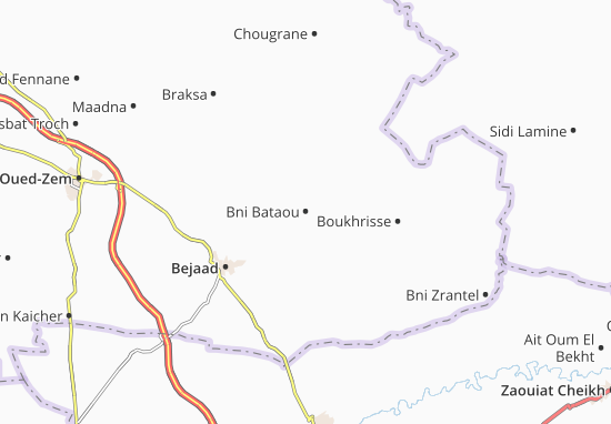 Kaart Plattegrond Bni Bataou