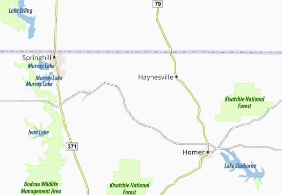 Mapa Dykesville