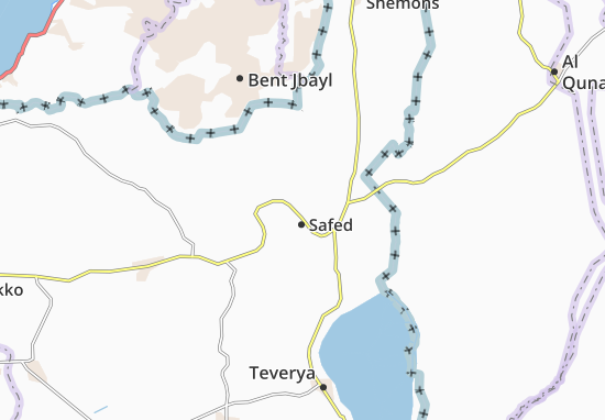 Karte Stadtplan Qiryat Sara