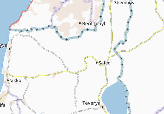 Karte Stadtplan Meron