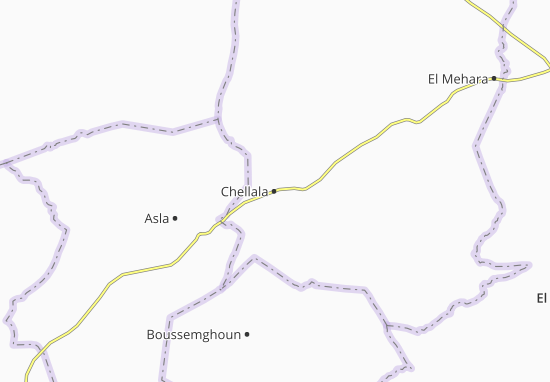 Mapa Chellala