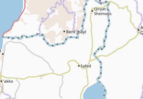 Karte Stadtplan Kerem Ben Zimra