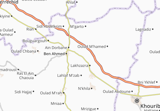 Mapa Sidi Dahbi
