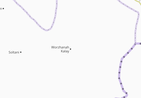 Mapa Worzhanah Kalay