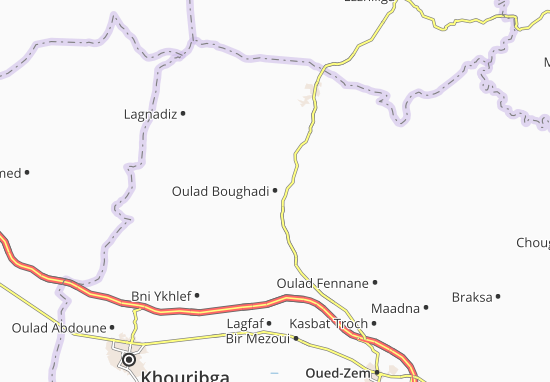 Mapa Oulad Boughadi