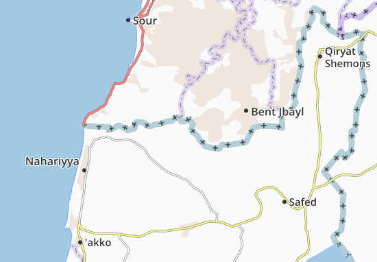 Mapa Shetula