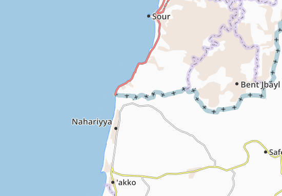Karte Stadtplan Hanita