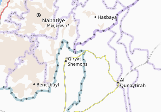 Karte Stadtplan She’Ar Yashuv