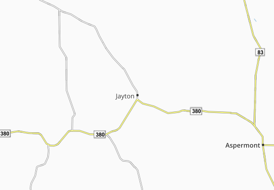 Mapa Jayton