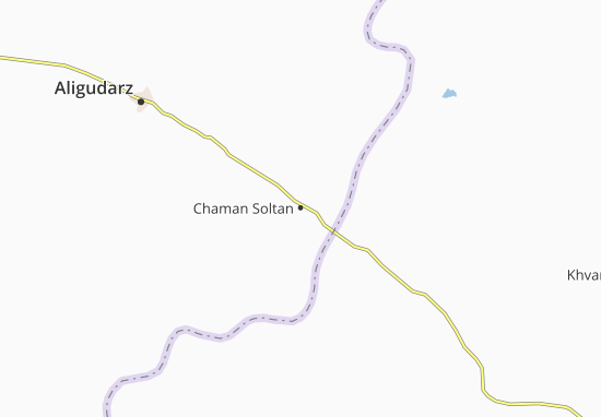 Karte Stadtplan Chaman Soltan