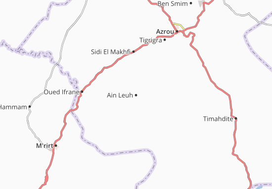 Kaart Plattegrond Ain Leuh