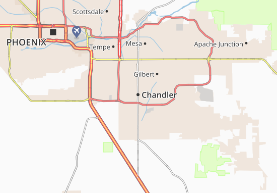 Mapa Chandler