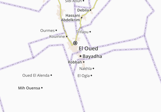 Karte Stadtplan Bayadha