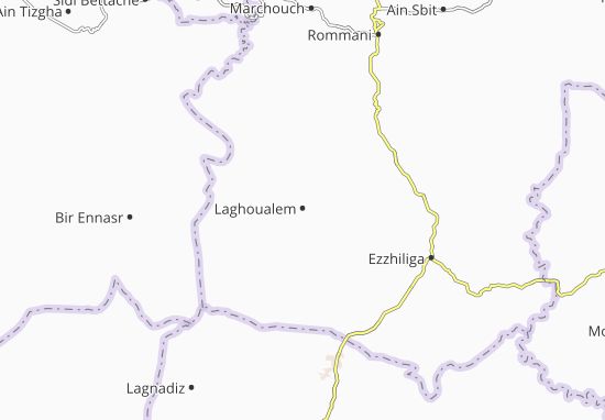 Mapa Laghoualem