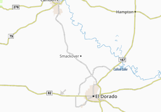 Mapa Smackover