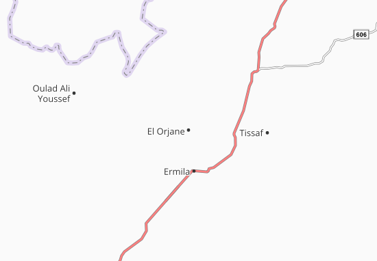 Mapa El Orjane