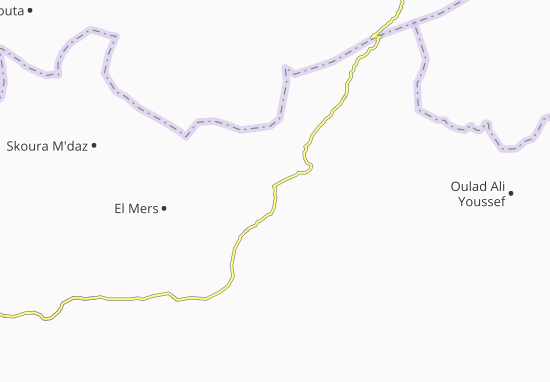 Mapa Imouzzer Marmoucha