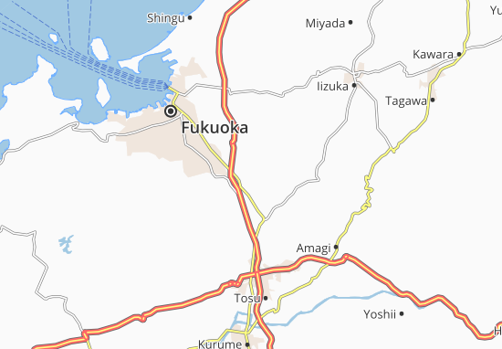 Mapa Futsukaichi