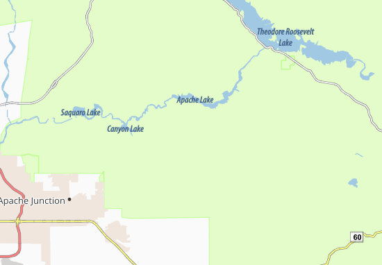 Mapa Fish Creek