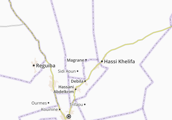 Mapa Magrane