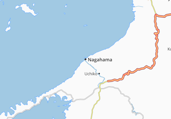 Karte Stadtplan Nagahama