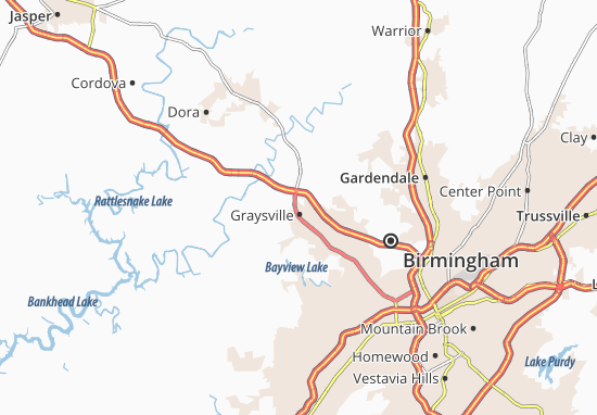 Mapa Graysville